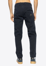 Stone Island Tapered-Leg Chino Pants Navy 811532701NAVY