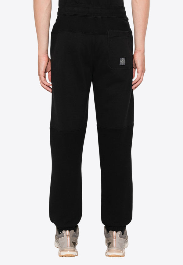 Stone Island Logo Patch Track Pants Black 811560352BLACK