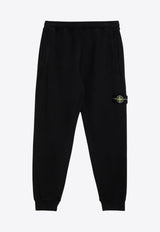 Stone Island Compass Patch Track Pants Black 811560920/P_STONE-V0029