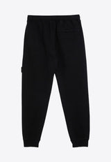 Stone Island Compass Patch Track Pants Black 811560920/P_STONE-V0029