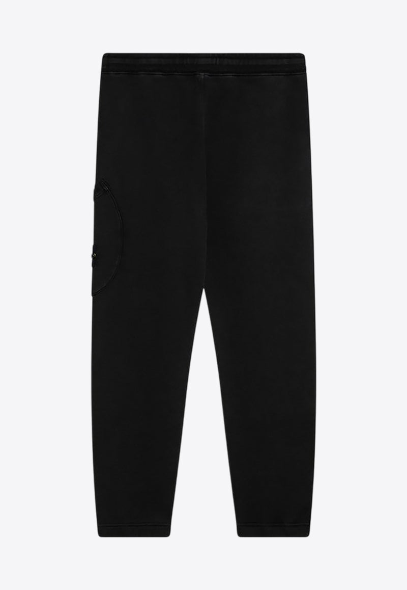 Stone Island Logo Patch Track Pants Black 811561141/P_STONE-V0129