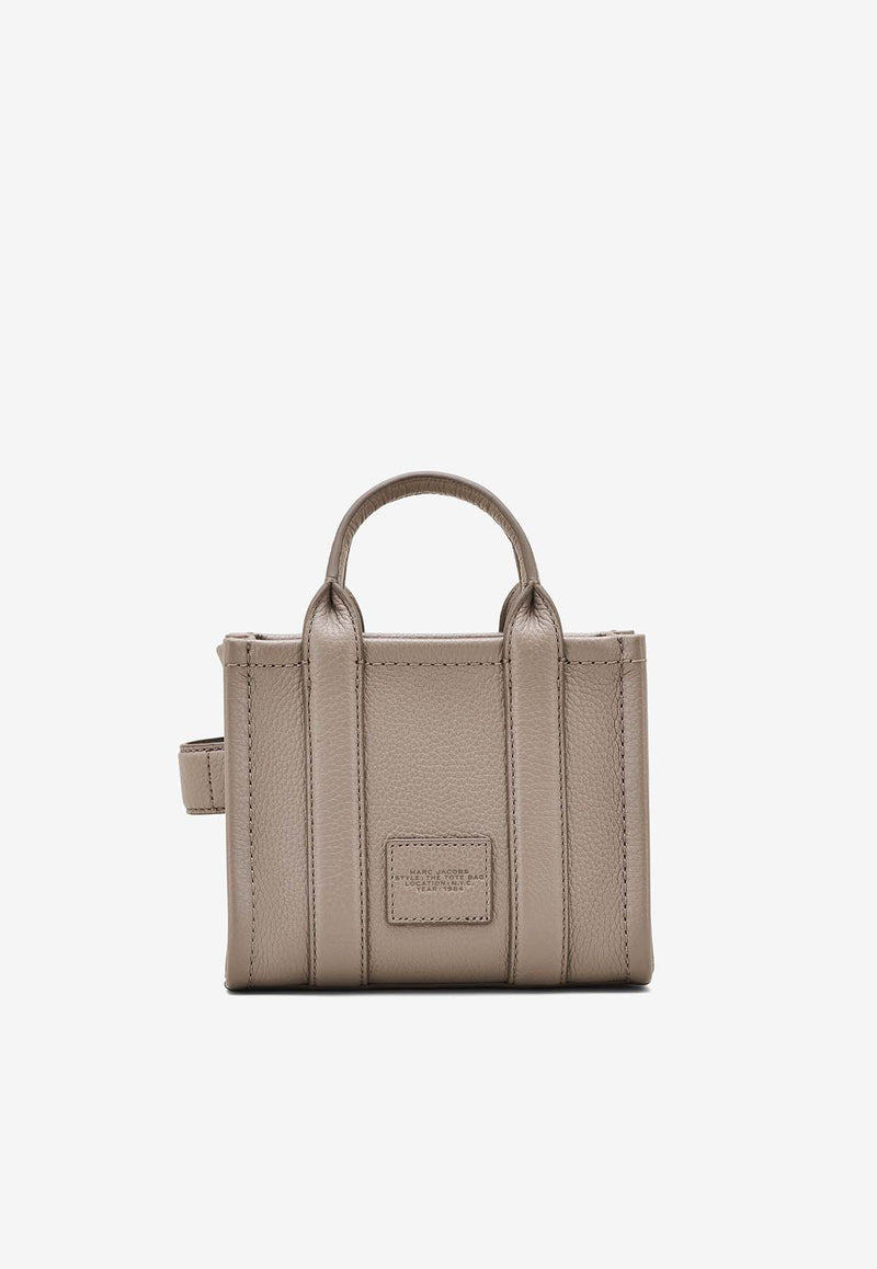 Marc Jacobs The Leather Tote Bag  Gray H053L01RE22_055