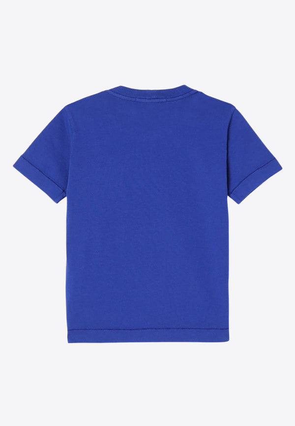 Stone Island Junior Boys Logo Patch T-shirt Blue 811620147/P_STONE-V0022