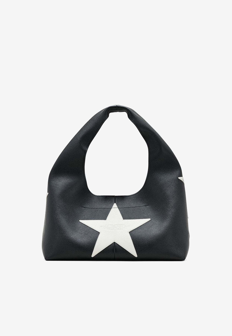 Marc Jacobs The Star Leather Sack Shoulder Bag Black 2R4HSH029H02_005