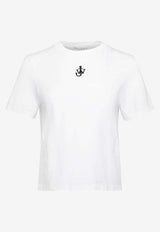 JW Anderson Anchor Embroidered T-shirt White JT0259PG1715_001