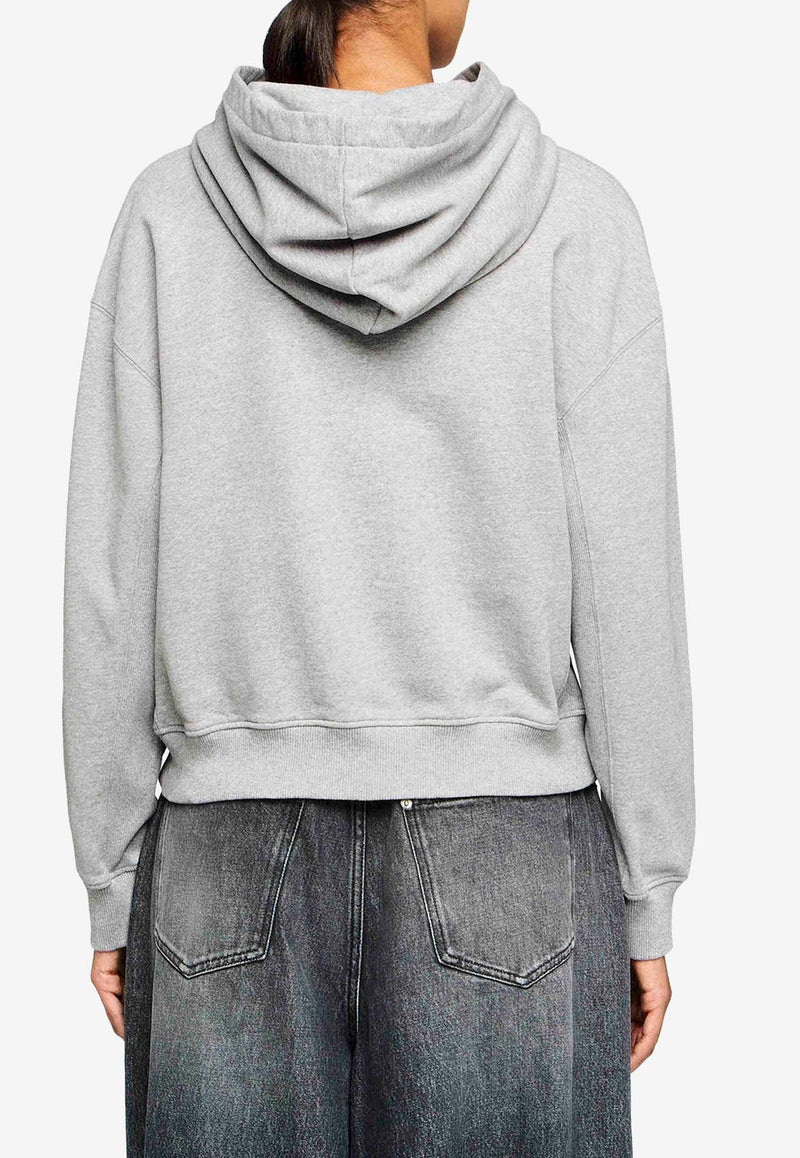 JW Anderson Anchor Embroidered Hooded Sweatshirt Gray JW0216PG1719_907