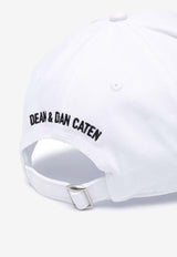 Dsquared2 Icon Embroidered Baseball Cap White BCM041305C00001_M072