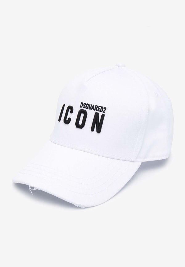 Dsquared2 Icon Embroidered Baseball Cap White BCM041305C00001_M072