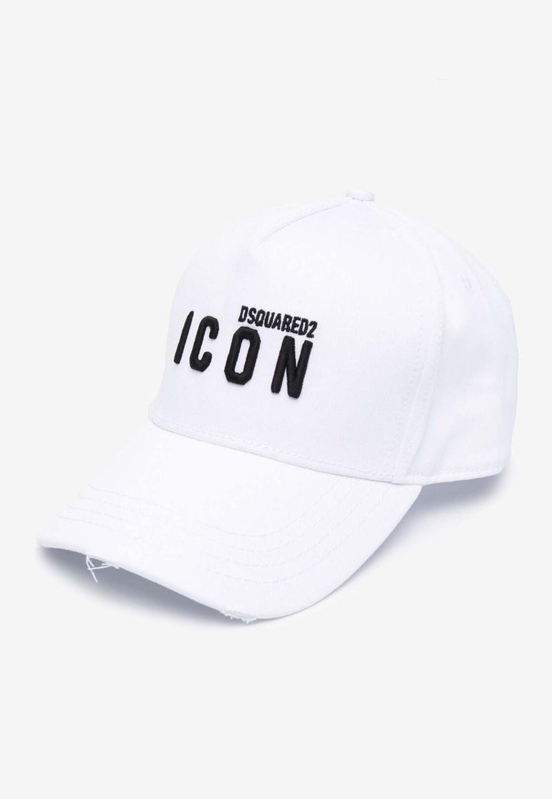 Dsquared2 Icon Embroidered Baseball Cap White BCM041305C00001_M072