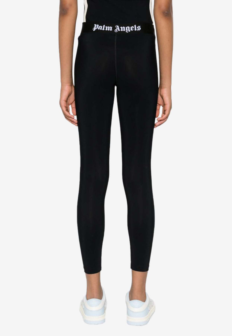 Palm Angels Classic Logo Leggings Black PWVG016C99FAB001_1001