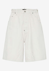 Dsquared2 Icon Denim Shorts Off-white S79MU0073D30013_729