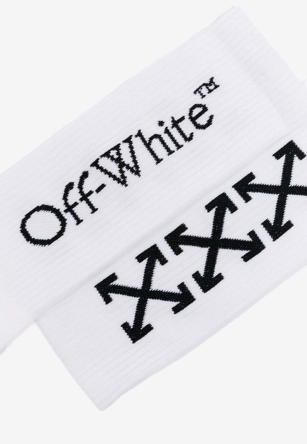 Off-White Triple Arrows Ribbed Socks White OMRA08JS25KNI002_0110