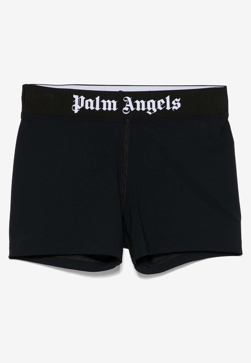 Palm Angels Classic Logo Performance Shorts Black PWVH010C99FAB001_1001