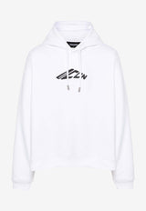 Dsquared2 Icon New Generation Hooded Sweatshirt White S79GU0137D25007_100