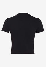 Dsquared2 Signature Icon Cropped T-shirt Black S80GC0080D20033_900