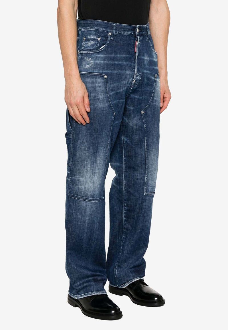 Dsquared2 Carpenter Washed Jeans Navy S71LB1594S30342_470