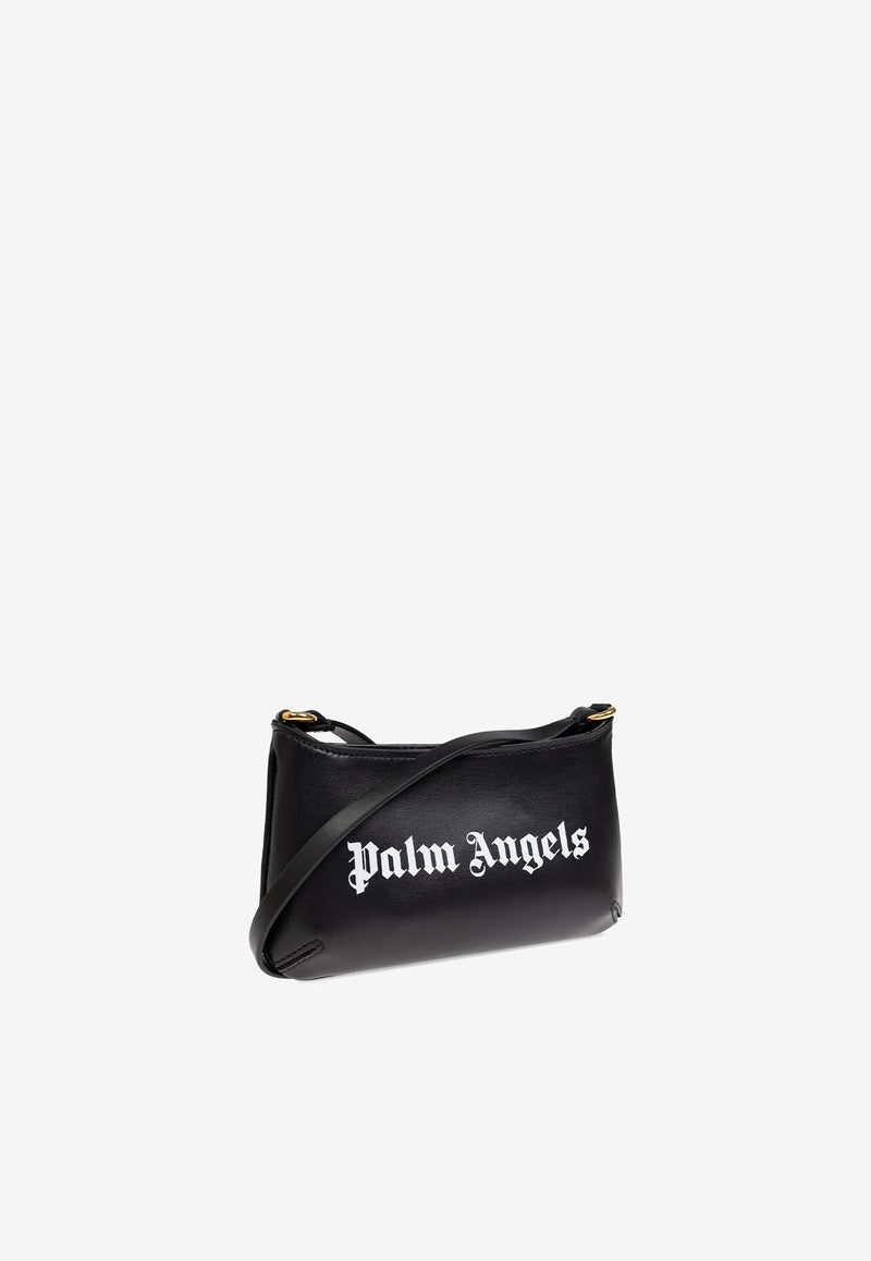 Palm Angels Mini Giorgina Leather Shoulder Bag Black PWNX006C99LEA001_1001