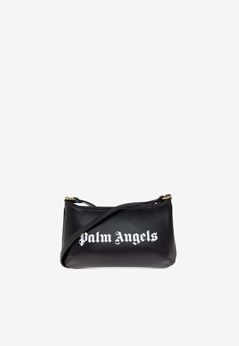 Palm Angels Mini Giorgina Leather Shoulder Bag Black PWNX006C99LEA001_1001