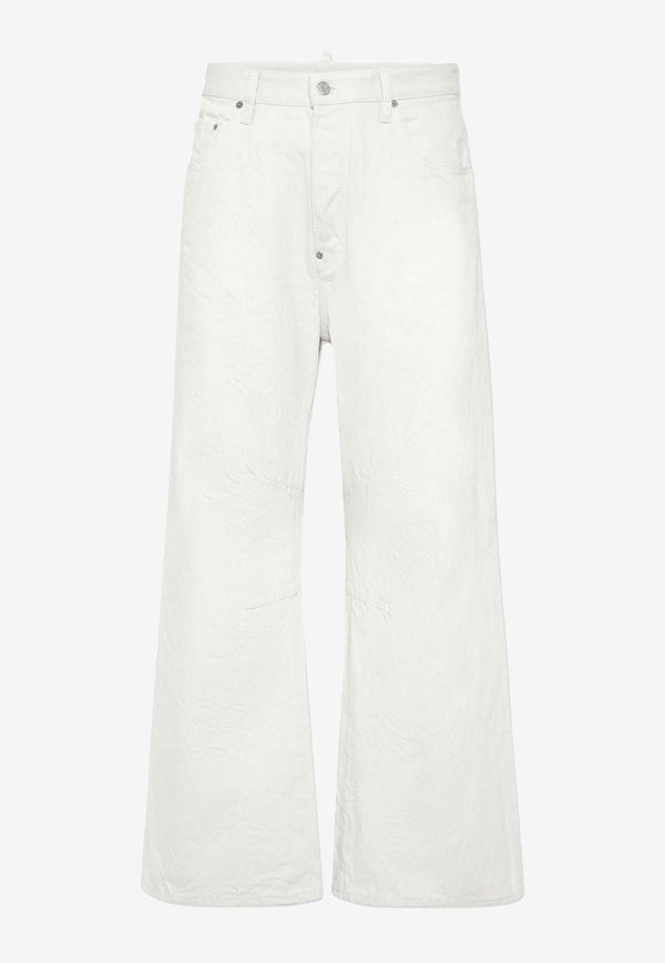 Dsquared2 Icon New Generation Straight Jeans Off-white S79LA0089D30013_729