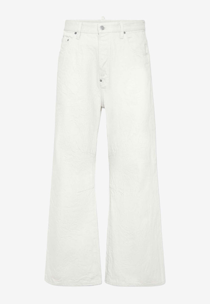 Dsquared2 Icon New Generation Straight Jeans Off-white S79LA0089D30013_729