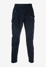 Dsquared2 Slim Cargo Pants Navy S74KB0818S39021_524