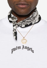 Palm Angels Curved Logo T-Shirt Off-white PMAA002S25JER001_0310