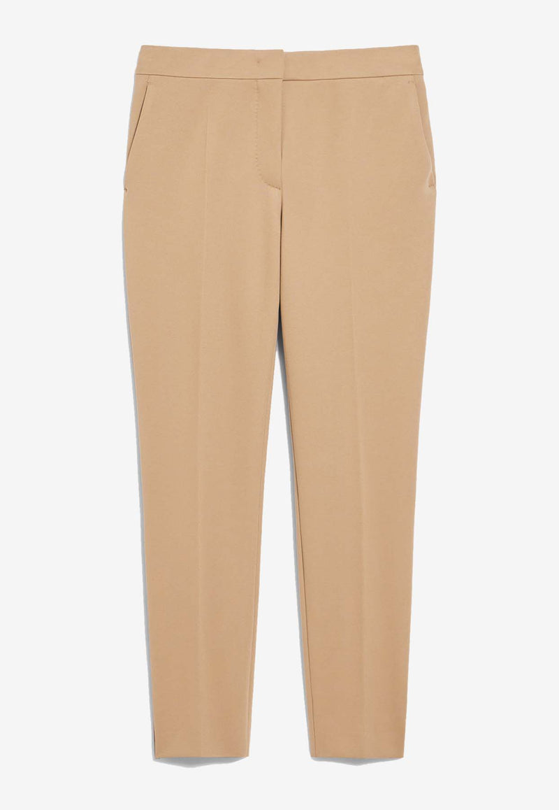 Max Mara Pegno Viscose-Blend Pants Camel 2511781011600PEGNO_047