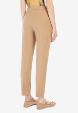 Max Mara Pegno Viscose-Blend Pants Camel 2511781011600PEGNO_047