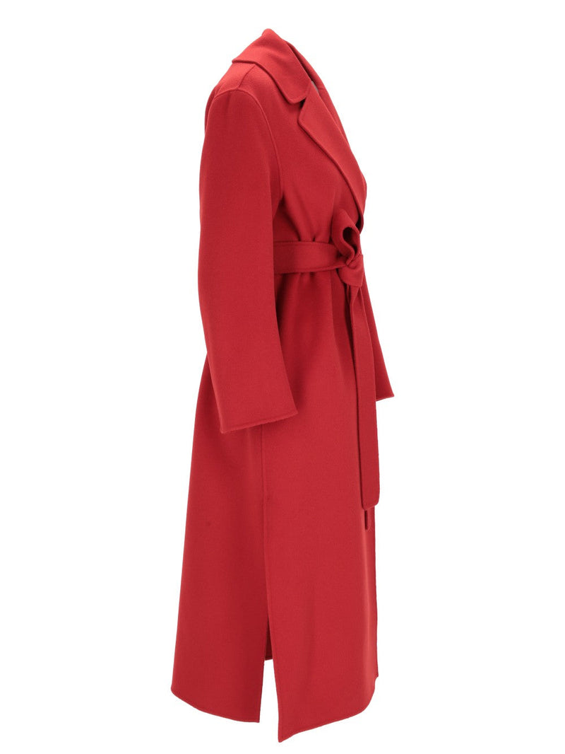 S Max Mara Livia Wool Wrap Coat Red 2519011011600LIVIA_79