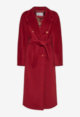 Max Mara Ticino Double-Breasted Coat Red 2511011021600TICINO_011