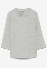 Max Mara Cambra Crewneck T-shirt Gray 2519971021600CAMBRA_2