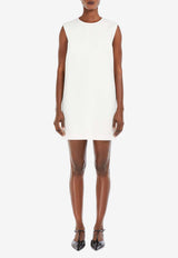 Max Mara Fiuggi Sleeveless Mini Dress White 2511221081600FIUGGI_001