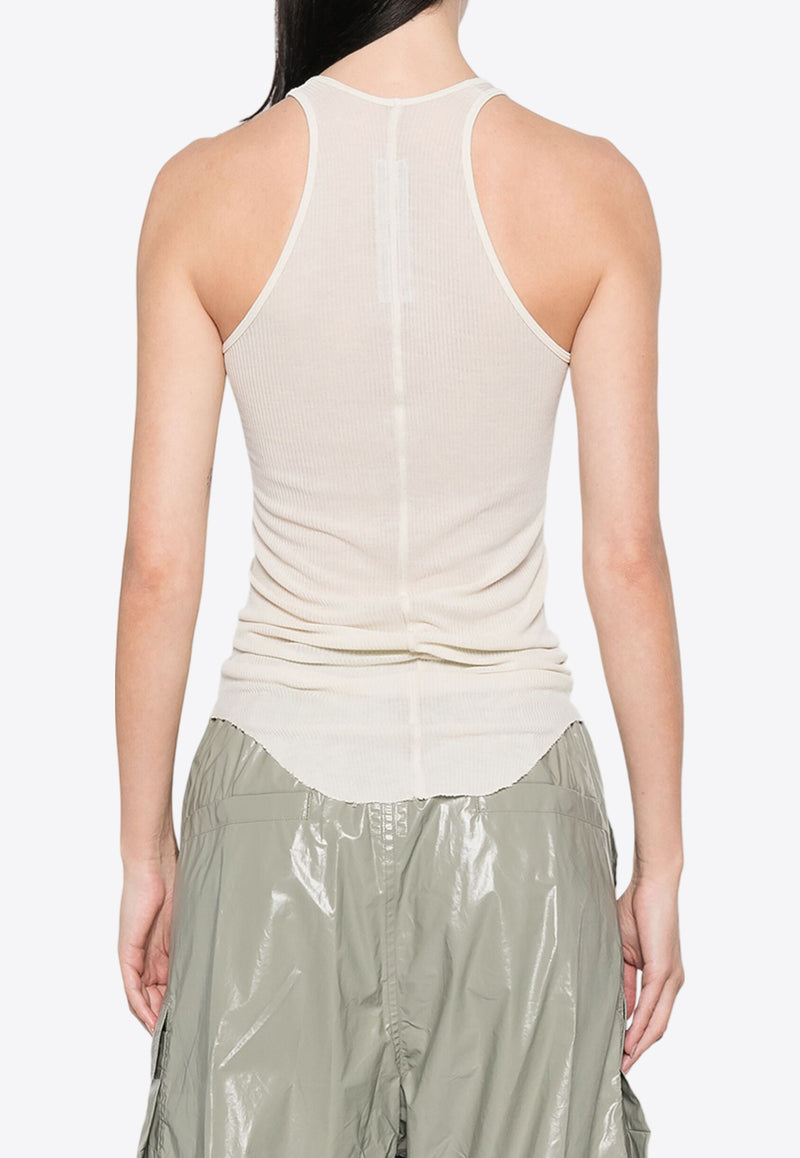 Rick Owens Fine-Ribbed Tank Top White RP01E7101RC_41