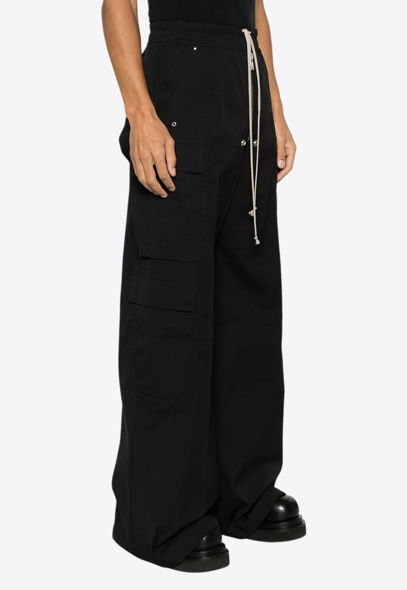 Rick Owens Cargobelas Hollywood Cargo Pants Black RU01E5339TE_09