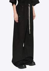 Rick Owens Bela Drawstring Wide-Leg Pants Black RP01E7361P_09