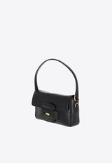 Miu Miu Penny Leather Shoulder Bag Black 5BD270VOOOACRM_F0002