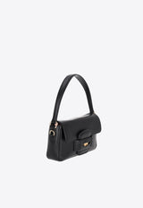 Miu Miu Penny Leather Shoulder Bag Black 5BD270VOOOACRM_F0002