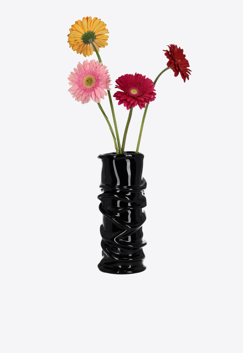 Studio X Small Venus Sculpted Vase Black VASO SMALL_NERO