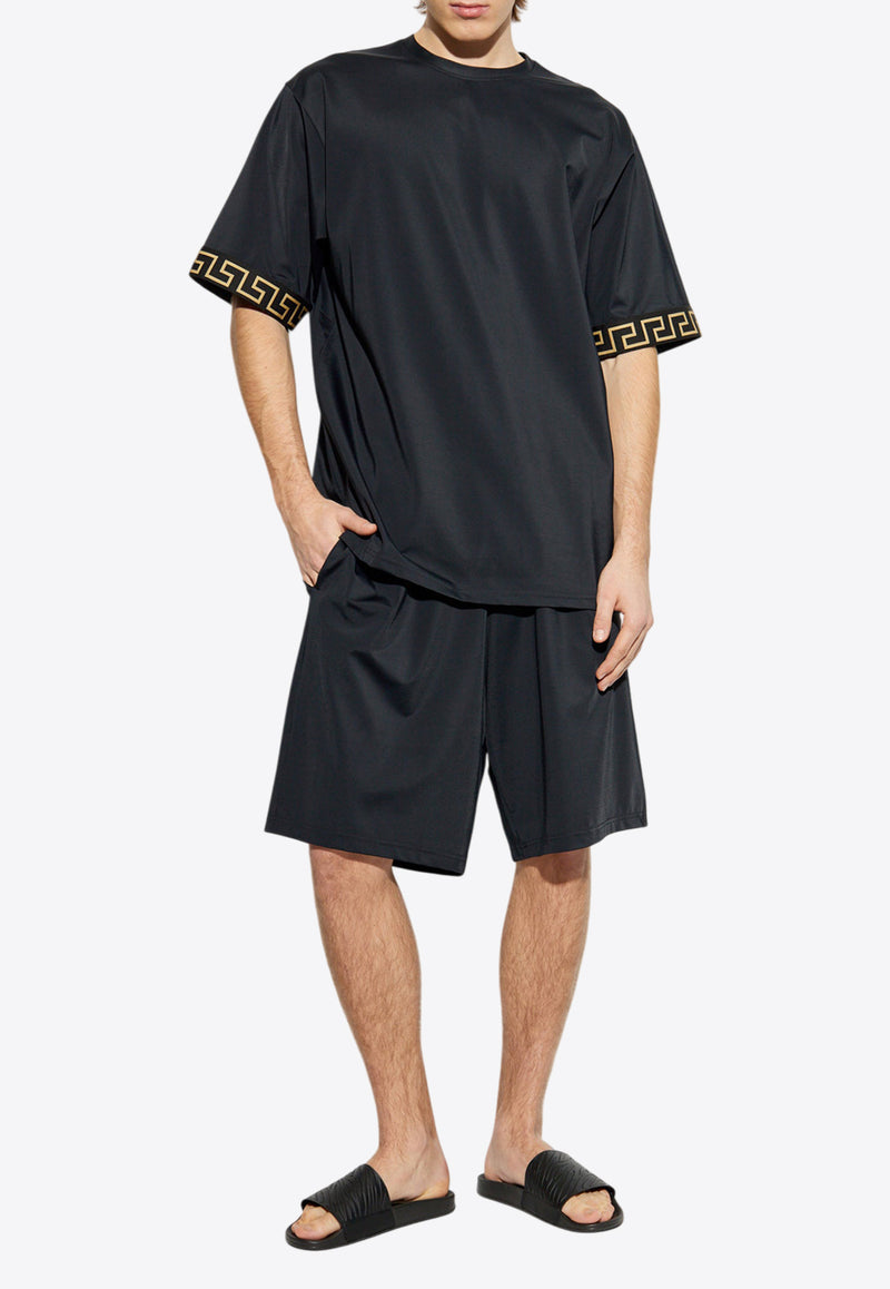 Versace Oversized Beach Cover-Up T-shirt 1004079 1A11119-A80G