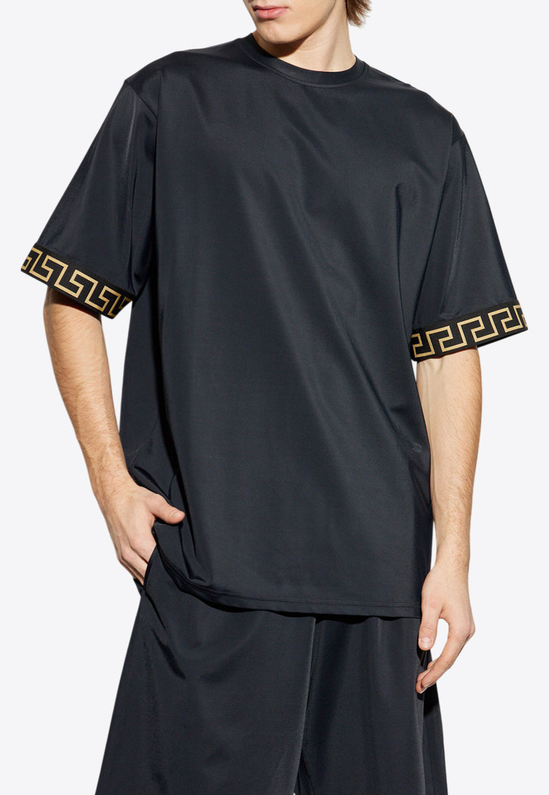 Versace Oversized Beach Cover-Up T-shirt 1004079 1A11119-A80G