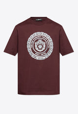 Versace Chain Crest Crewneck T-shirt 1013302 1A13402-2LE00