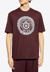 Versace Chain Crest Crewneck T-shirt 1013302 1A13402-2LE00