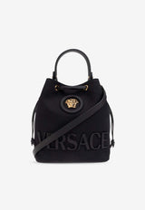 Versace La Medusa Canvas Bucket Bag 1018297 1A13868-1B00V