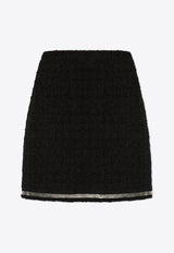 Versace Heritage Tweed Mini Skirt 1018940 1A13387-1B000