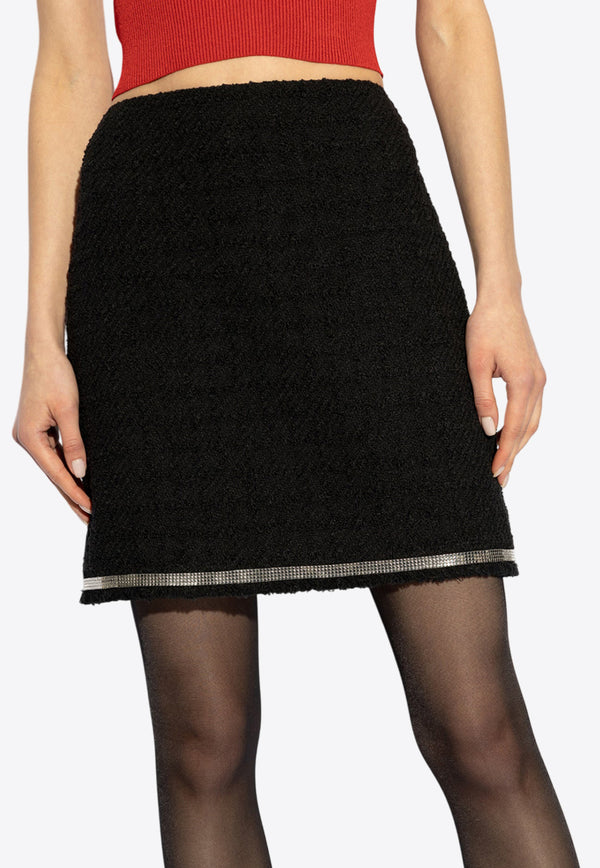 Versace Heritage Tweed Mini Skirt 1018940 1A13387-1B000