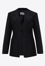 Salvatore Ferragamo Single-Breasted Classic Blazer Black 13G578 G 780275-NERO