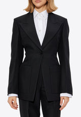 Salvatore Ferragamo Single-Breasted Classic Blazer Black 13G578 G 780275-NERO