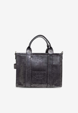 Marc Jacobs Medium The Metallic Distressed Tote Bag Silver 2R4HTT013H02 0-021