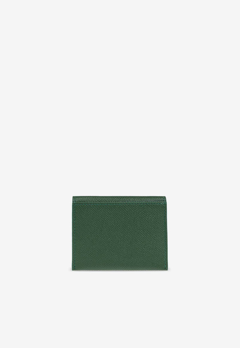 Salvatore Ferragamo Portacarte Gancini Leather Wallet Green 220861 PORTACARTE 779903-FOREST GREEN