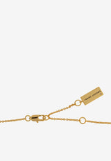 Marc Jacobs The Button Pendant Necklace Gold 2R4JNC001J38 0-109